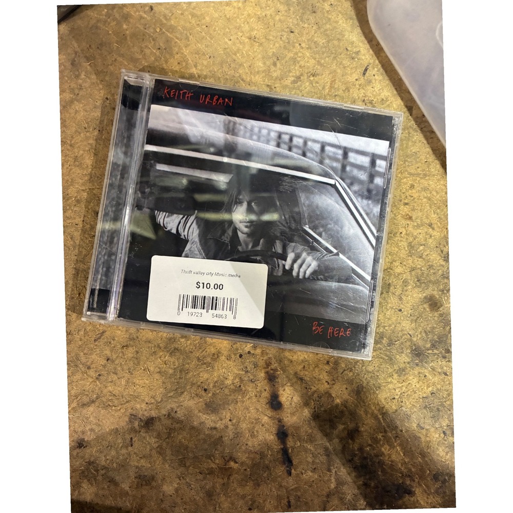Keith Urban Be Here CD 2004 Capitol Records Nashville Country Music Album